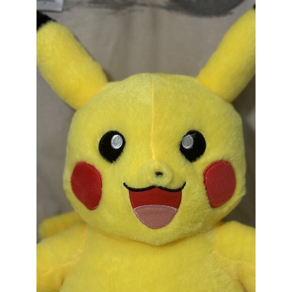 Build-A-Bear Pokémon Pikachu Plush 16" Stuffed Animal Yellow Red Cheeks BAB - Picture 2 of 6